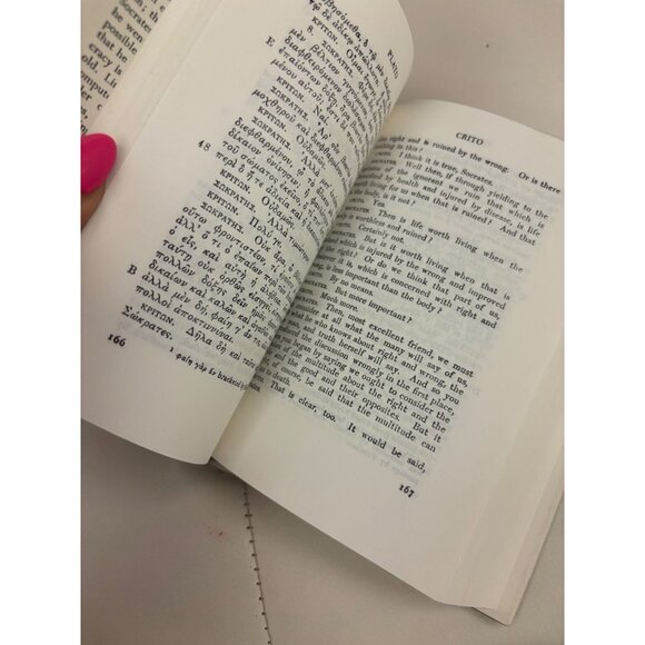 Plato: Euthyphro Apology Crito & Phaedrus  1982 Loeb Classical Library Edition - Picture 11 of 16